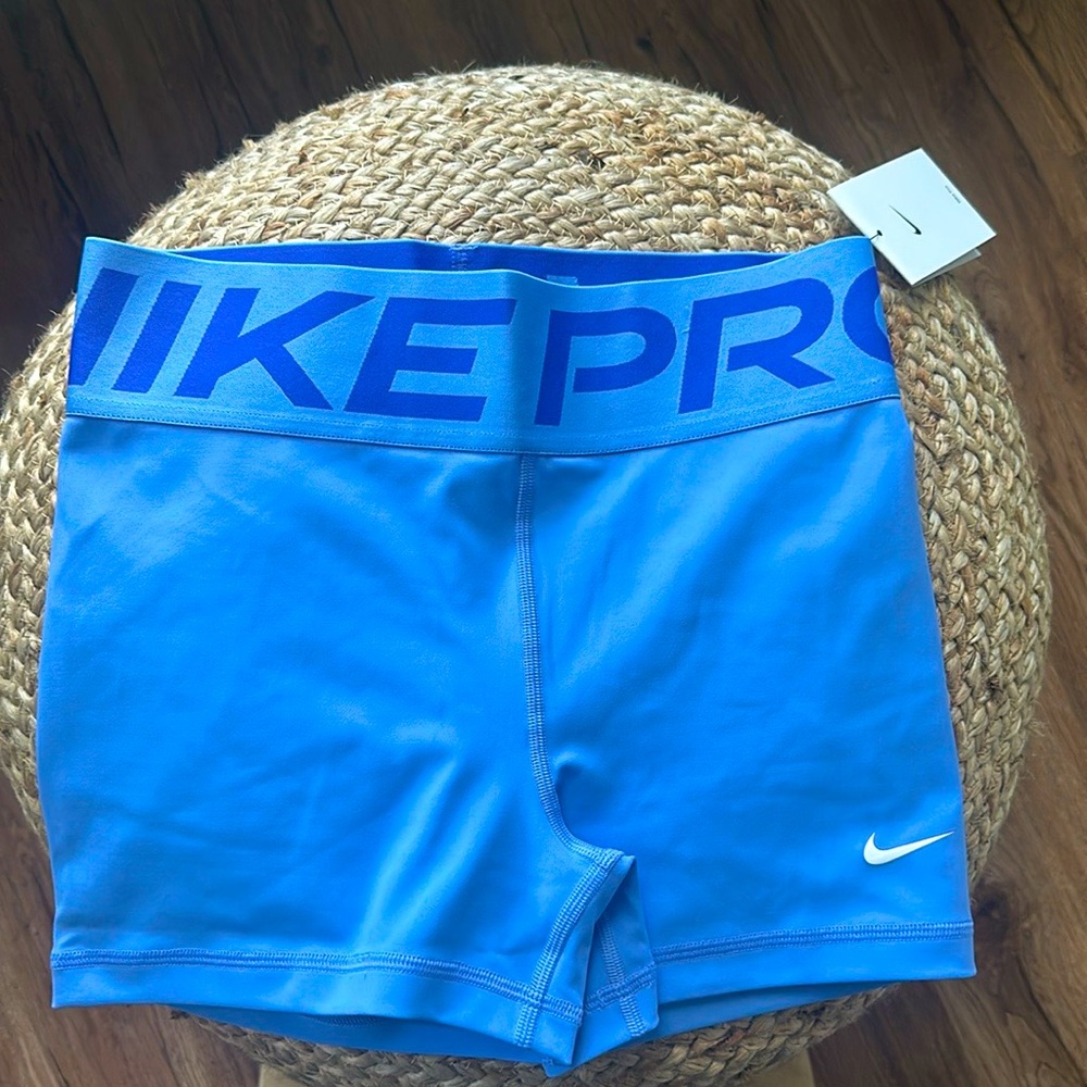 Nike Pro Shorts 
Dry Fit 
3” Length
High Rise

New with tags, size S (4)